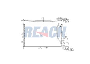Klima Radyatörü  VALEO 814000  5048491 5046990 12773283 5048350 5048419