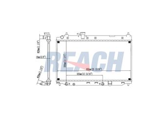 Su Radyatörü  RADISEN RR 68133  19010REAZ01 19010REAZ02 19010REAF01 19010REAZ51 19010REJH51 19010REJW51 19010REJW52
