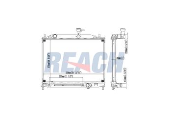 Su Radyatörü  RADISEN RR 67504-AT  253101E300 253101E350 253101E301 253101E351