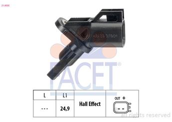 Abs Sensörü Ön Sağ veya Sol FACET 21.0005  2B372 6G9N2B372CB 6G9N-2B372-CB 30748149 9475557