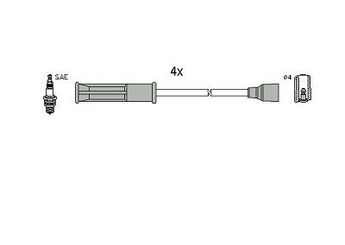 Buji Kablosu  HUCO 134516  6001543606 6001543616