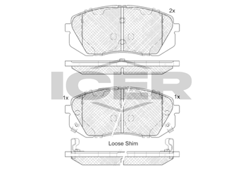 Fren Disk Balata Ön KALE BALATA 24501 166 05 ANS KD13  581010ZA00 581011DA00 581011DA21 58101-0ZA00 58101-1DA00 58101-1DA21 581011DA50 58101-1DA50 581011DE00 58101-1DE00 581011ZA00 58101-1ZA00 581013RA00 58101-3RA00 581013RA05 58101-3RA05 581013RA60 58101-3RA60 581013ZA00 58101-3ZA00 S581010ZA00 S58101-0ZA00