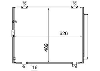 Klima Radyatörü  MAHLE AC 866 000S  8845026120
