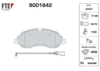Fren Disk Balata Ön FTE 9001842  9001842 1824121 1829400 1840479 1916326 2005987 2006028 2584851 BK312K021AA BK31-2K021-AA BK312K021AB BK31-2K021-AB BK312K021AC BK31-2K021-AC BK312K021AD BK31-2K021-AD MEBK2J2K021AA MEBK2J-2K021-AA MEBK3J2K021AA MEBK3J-2K021-AA