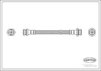 Fren Hortumu Arka Sağ veya Sol OSSCA 01283  5156083031 5156083030 5157065J00