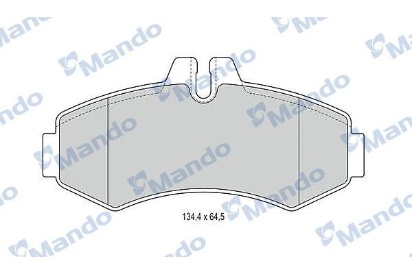 Fren Disk Balata Ön Mercedes Vito P.Van (638)(02.1996->)  MANDO MBF015660