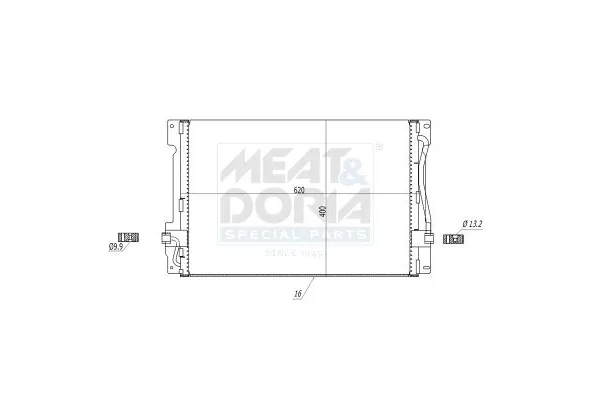 Klima Radyatörü  Volvo C70 Cabriolet (02.1999->)  MAHLE AC 173 000S