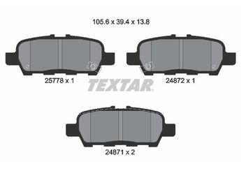 Fren Disk Balata Arka TEXTAR 2577801  D4M609N00B D40601BN0A D40601MB0A D40606HH0A D4M601BN0A D4M601BNOA D4M60EG50C MQ706234 40604BA0B 040604BA0B AY060NS048 AY060NS053 AY060NS055 AY060NS057 AY060NS059 AY060NS060 AY060NS53 AY060NS907 D40601GZ0C D40603JY0A D40603JY0B D40603NF0B D40603NK0A D40604BA0C D40604CU2A D40604ND0A D40606WK0A D40609DJ0A D40609HE0B D40609HM0B D40609HU0A D40609HU0B D4M604ND0A 440605435R 8660005142 5518050Z10 5518050Z10000 5580077K02 5580077K02000 5580077K03 5580077K03000 5580077K04 5580077K04000 5581050Z30 5581050Z30000 5581051Z10 5581051Z10000 5581051Z30 5581051Z30000