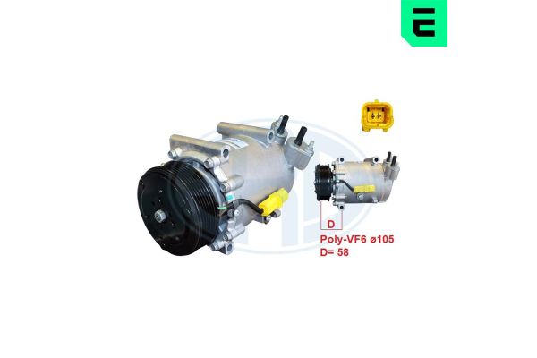 Klima Kompresörü  Citroen C4 X / Ë-C4 X (11.2022->)  ERA 670204