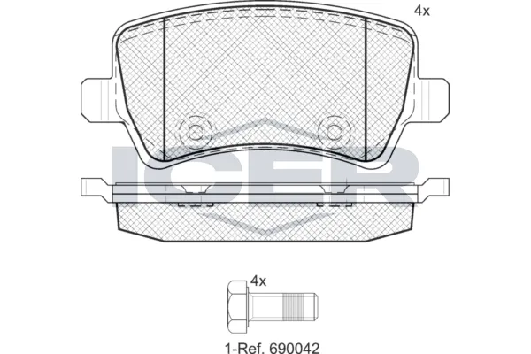 Fren Disk Balata Arka Volvo S60 Cross Country (03.2015->)  FORD ORJINAL 6G912M008FD