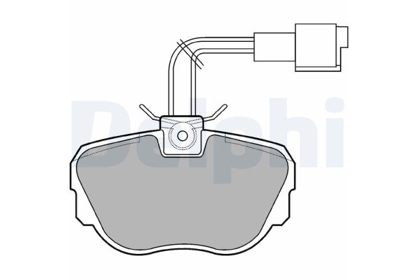 Fren Disk Balata Ön BMW 3 Serisi Touring/Cabrio (E30)(1985->)  DELPHI LP647