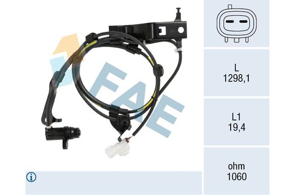 Abs Sensörü Ön Sol ZEGEN ZAS1496