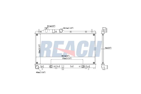 Su Radyatörü  Subaru Impreza (G12)(2007->)  BSG 60-520-060
