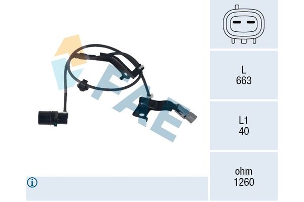 Abs Sensörü Arka Sol MGA 33428