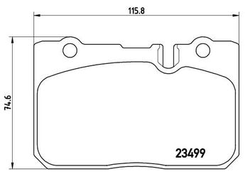 Fren Disk Balata Ön BREMBO P 83 039  446550220 446550060 0446550060 449150220 0449150220 AY040TY036 446550050 0446550050 446550070 0446550070 446550161 0446550161 0446550220 449150210 0449150210 449150240 0449150240