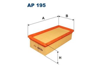 Hava Filtresi  FILTRON AP 195  1500A045 MR993130 MR 993130 8200792661 82 00 792 661 1350900501 135 090 05 01 6390900501 639 090 05 01