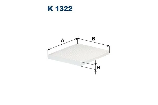 Polen Filtresi  Fiat 500 (150) Cabrio (2009->)  FILTRON K 1322