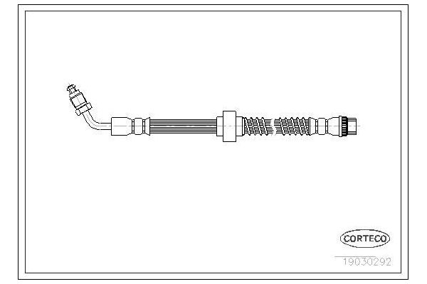 Fren Hortumu Ön Sağ veya Sol BSG 75-730-037
