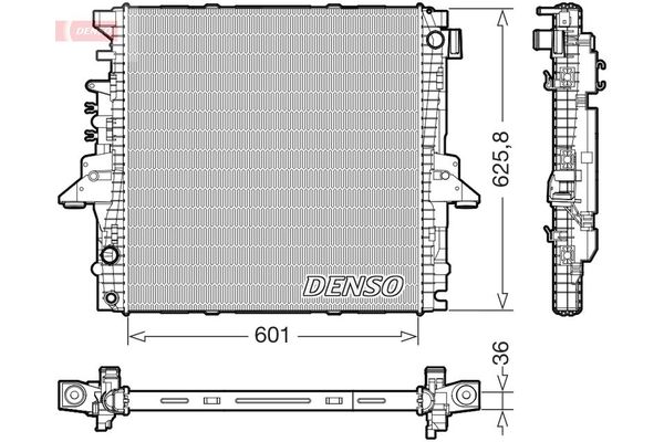 Su Radyatörü  Land Rover Discovery 4 (06.2009->)  DENSO DRM14004