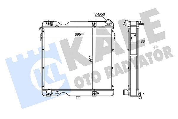 Su Radyatörü  KALE 140800