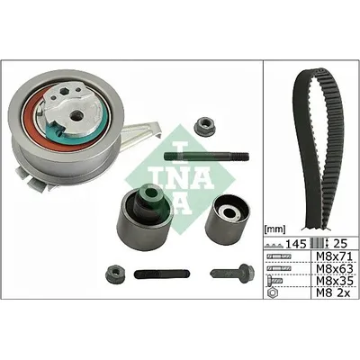 Triger Kayış Seti  Seat Toledo (KG3)(07.2012->)  INA 530 0699 10