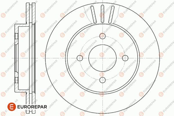Fren Disk Ayna Ön Sağ ve Sol Nissan Almera (N15)(07.1995->)  EUROREPAR 1642761680