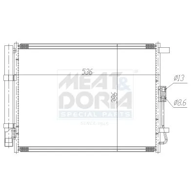 Klima Radyatörü  Kia Cerato III / K3 12 (YD)(2013->)  FEBI BILSTEIN 1001916