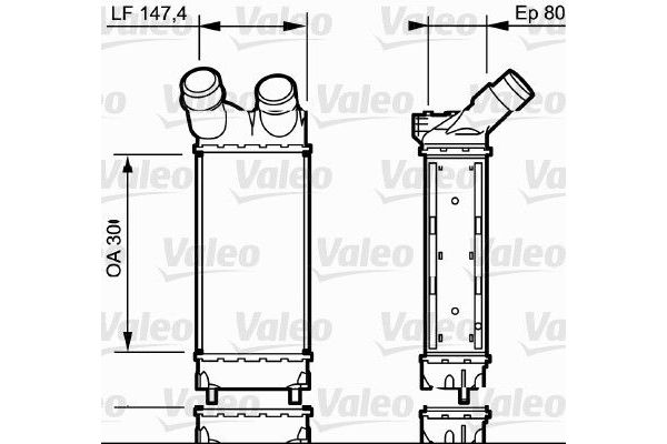 Turbo Radyatörü  VALEO 818866