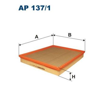 Hava Filtresi  Renault Master P.Van (01.1998->)  FILTRON AP 137/1