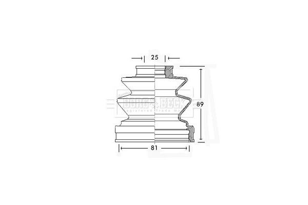 Aks Körüğü Ön Dış Sağ veya Sol GROS 15165