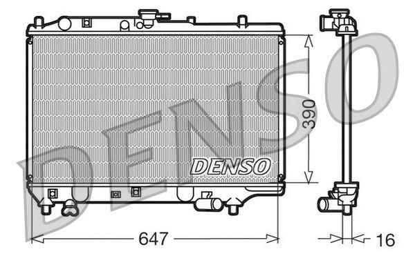 Su Radyatörü  DENSO DRM44006