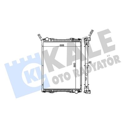 Su Radyatörü  KALE 349330