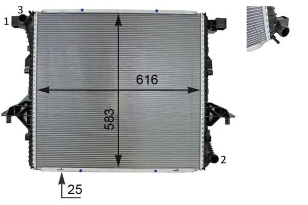 Su Radyatörü  MAHLE CR 81 000S