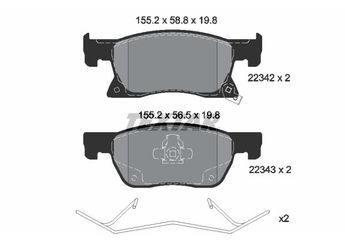 Fren Disk Balata Ön TEXTAR 2234201  39103797 95526566 13478300