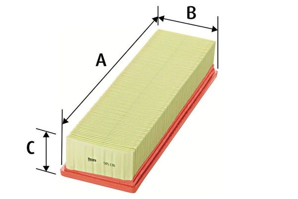 Hava Filtresi  Citroen C-Elysée (11.2012->)  VALEO 585130