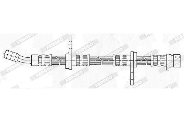 Fren Hortumu Arka Sağ veya Sol MG Rover MG ZS (2001->)  FERODO FHY2959