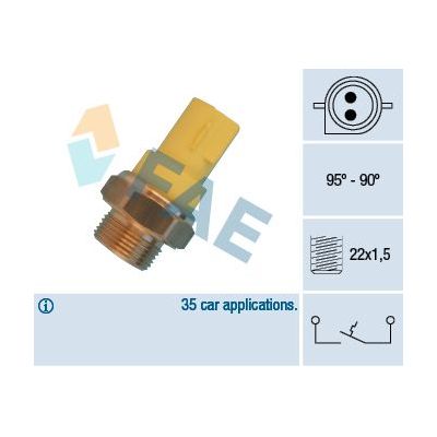 Fan Müşürü  Ford Escort Cabrio (1995->)  FAE 36330