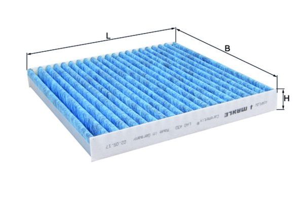 Polen Filtresi  Smart Forfour (11.2014->)  MAHLE LAO 430