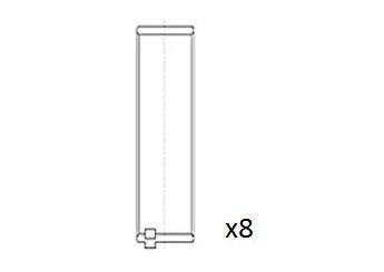 Kol Yatak (0.25)  KOLBENSCHMIDT 77952610  77277620