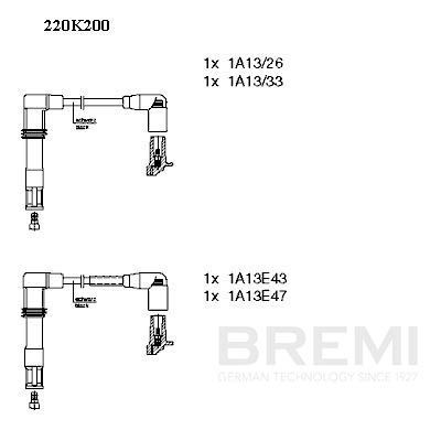 Buji Kablosu  BREMI 220K200