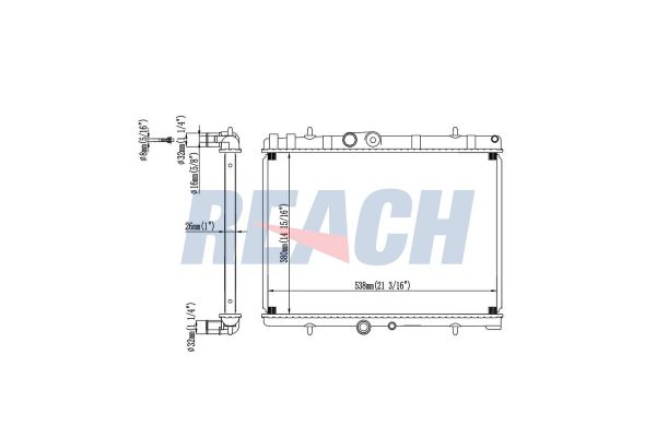 Su Radyatörü  BEHR CR 32 000S
