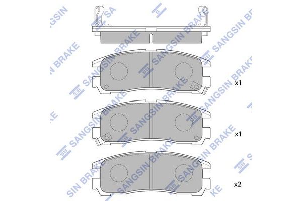 Fren Disk Balata Arka SANGSIN SP1046-R