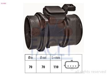 Hava Debimetresi  VITESCO 574 001 110  A6070940048 8200651315 2268000QAD 82 00 651 315 93863896 93 863 896 A 607 094 00 48 22680-00QAD 22680BB30A 22680-BB30A 4406095 44 06 095 H8200655623 H82 00 655 623