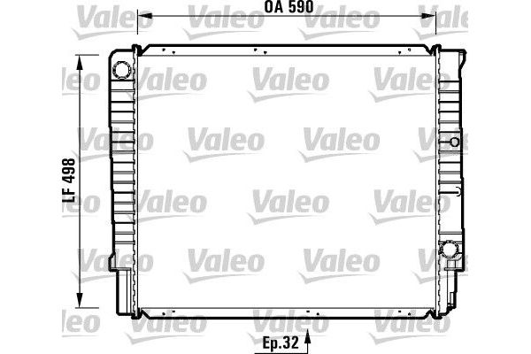 Su Radyatörü  Volvo Serisi 940 Sedan/Combi (1990->)  VALEO 732369