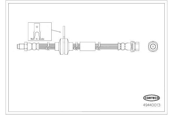 Fren Hortumu Arka Sağ veya Sol SVAC 20-0179