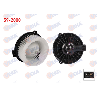 Kalorifer Motoru  Honda Stream (RN1/3)(01.2001->)  VEKA 59-2000