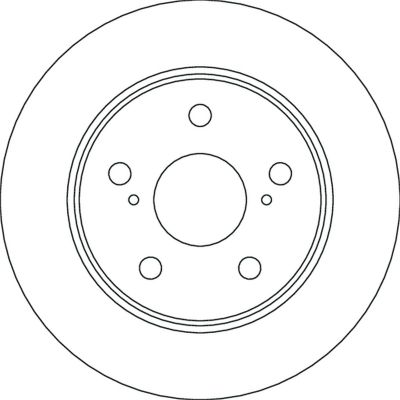 Fren Disk Ayna Arka Sağ ve Sol Toyota Corolla Sedan / HB (E21)(2019->)  TRW DF6773