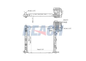 Su Radyatörü  BEHR CR 385 000P  A6385012801 6385011901 6385012001 6385012101 6385012201 6385012801 A6385002300 A6385002600 A6385002800 A6385003000 A6385011901 A6385012001 A6385012101 A6385012201 638 501 19 01 638 501 20 01 638 501 21 01 638 501 22 01 638 501 28 01
