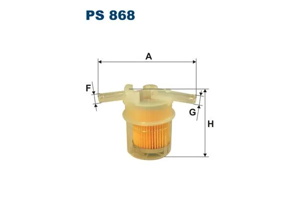 Yakıt Filtresi  Honda Accord (CB/CC)(10.1989->)  FILTRON PS 868