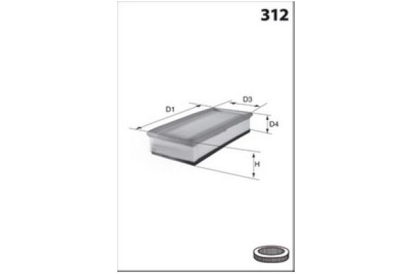 Hava Filtresi  GRAT 58317